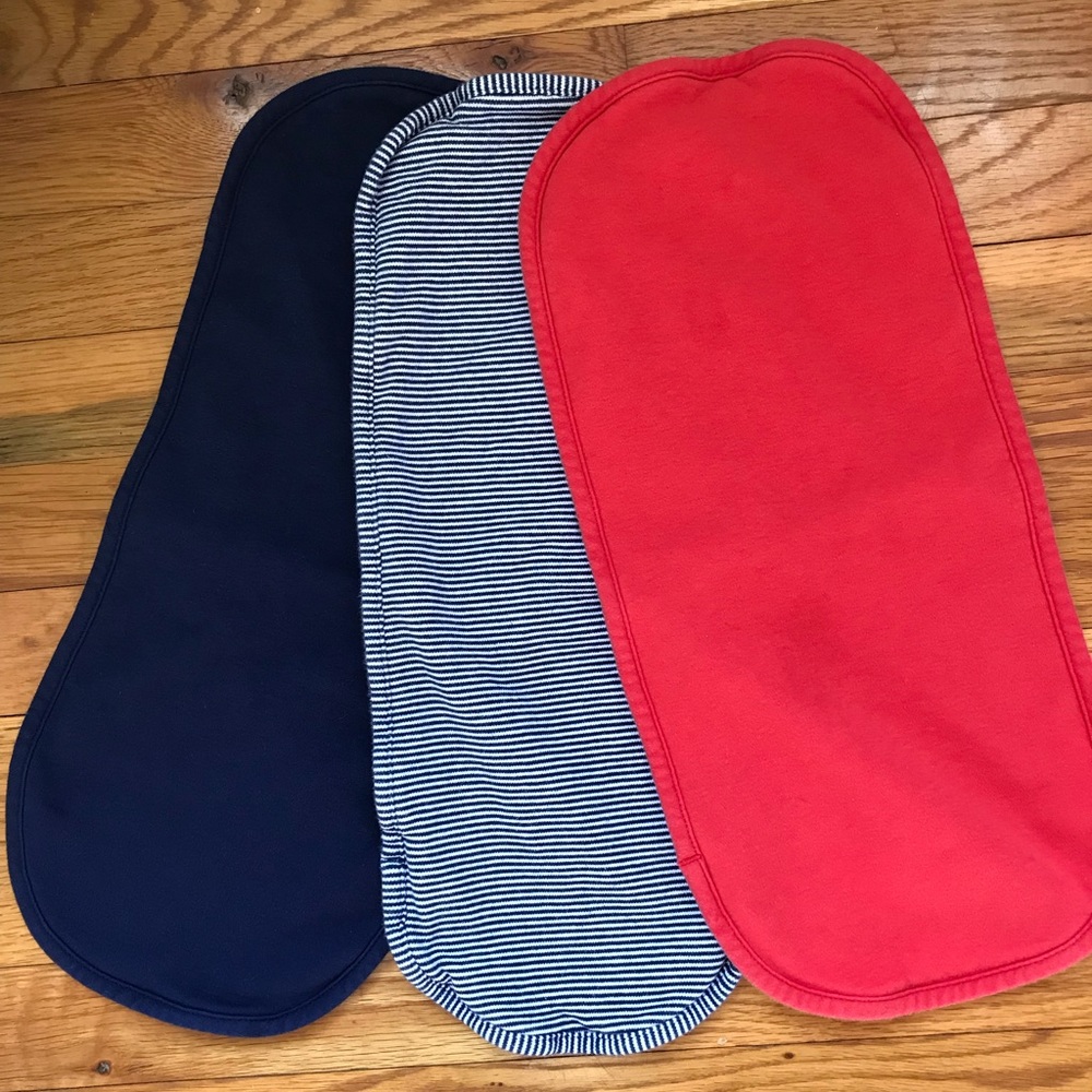Set of 3 burp cloths